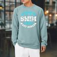 Swim Sister Supportive Swimming Sister Of A Swimmer Sis Raglan Sleeve Sweatshirt Cardinal Swim Sister Supportive Swimming Sister Of A Swimmer Sis Raglan Sleeve Sweatshirt Cardinal