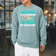 Swim Swimmers Swimming Raglan Sleeve Sweatshirt Cardinal