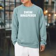 Swim Whisperer Swimming Coach Teacher Instructor Raglan Sleeve Sweatshirt Cardinal Swim Whisperer Swimming Coach Teacher Instructor Raglan Sleeve Sweatshirt Cardinal