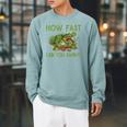 Swimmer Crocodile Swimming Humor How Fast You Can Swim Raglan Sleeve Sweatshirt Cardinal Swimmer Crocodile Swimming Humor How Fast You Can Swim Raglan Sleeve Sweatshirt Cardinal
