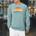 Swimming Art For Men Women Swim Coach Rescue Swimmer Raglan Sleeve Sweatshirt Cardinal