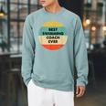 Swimming Coach Raglan Sleeve Sweatshirt Cardinal Swimming Coach Raglan Sleeve Sweatshirt Cardinal