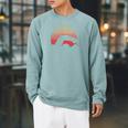 Swimming Retro Vintage 80s Style Swimmer Raglan Sleeve Sweatshirt Cardinal Swimming Retro Vintage 80s Style Swimmer Raglan Sleeve Sweatshirt Cardinal