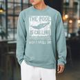 Swimming Swimmer Swim The Pool Is Calling Vintage Raglan Sleeve Sweatshirt Cardinal Swimming Swimmer Swim The Pool Is Calling Vintage Raglan Sleeve Sweatshirt Cardinal