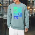 Swimming Swimmers Raglan Sleeve Sweatshirt Cardinal Swimming Swimmers Raglan Sleeve Sweatshirt Cardinal