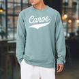 Team Canoe Raglan Sleeve Sweatshirt Cardinal