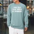 I Was Told There Would Be Swimming Swimmer Raglan Sleeve Sweatshirt Cardinal I Was Told There Would Be Swimming Swimmer Raglan Sleeve Sweatshirt Cardinal