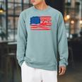 Vintage American Flag Swim Team Swimmer Funny Swimming Gift Raglan Sleeve Sweatshirt Cardinal Vintage American Flag Swim Team Swimmer Funny Swimming Gift Raglan Sleeve Sweatshirt Cardinal