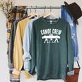 Canoe Crew Canoeing Raglan Sleeve Sweatshirt Heather Blue Lagoon