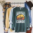 Canoe Old Man Sleeveless Raglan Sleeve Sweatshirt Heather Blue Lagoon Canoe Old Man Sleeveless Raglan Sleeve Sweatshirt Heather Blue Lagoon