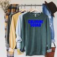 Chlorine Crew Swimming Raglan Sleeve Sweatshirt Heather Blue Lagoon Chlorine Crew Swimming Raglan Sleeve Sweatshirt Heather Blue Lagoon