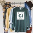 Chlorine Periodic Table Symbol Chemistry Swimming Dive Raglan Sleeve Sweatshirt Heather Blue Lagoon Chlorine Periodic Table Symbol Chemistry Swimming Dive Raglan Sleeve Sweatshirt Heather Blue Lagoon
