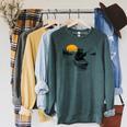 Kayaking Bear Retro Sunset Paddling Canoe Outdoor Adventure Raglan Sleeve Sweatshirt Heather Blue Lagoon Kayaking Bear Retro Sunset Paddling Canoe Outdoor Adventure Raglan Sleeve Sweatshirt Heather Blue Lagoon