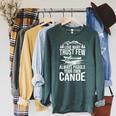 Love Many Trust Few Always Paddle Your Own Canoe Rafting Raglan Sleeve Sweatshirt Heather Blue Lagoon
