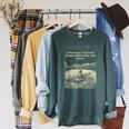 Love Many Trust Few Always Paddle Your Own Canoe Tee Raglan Sleeve Sweatshirt Heather Blue Lagoon