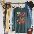 Peace Love Swim Swimming Tie Dye Swimmer Swimming Swim Team Raglan Sleeve Sweatshirt Heather Blue Lagoon Peace Love Swim Swimming Tie Dye Swimmer Swimming Swim Team Raglan Sleeve Sweatshirt Heather Blue Lagoon