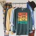 Retro Vintage Swimming For Swimmers Raglan Sleeve Sweatshirt Heather Blue Lagoon Retro Vintage Swimming For Swimmers Raglan Sleeve Sweatshirt Heather Blue Lagoon