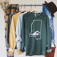 Swimming Apparel Mississippi Swimmer Training Raglan Sleeve Sweatshirt Heather Blue Lagoon Swimming Apparel Mississippi Swimmer Training Raglan Sleeve Sweatshirt Heather Blue Lagoon