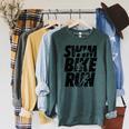 Swimming Cycling Running Triathlon Running Swimming Raglan Sleeve Sweatshirt Heather Blue Lagoon Swimming Cycling Running Triathlon Running Swimming Raglan Sleeve Sweatshirt Heather Blue Lagoon