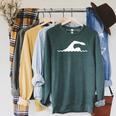 Swimming Float Raglan Sleeve Sweatshirt Heather Blue Lagoon Swimming Float Raglan Sleeve Sweatshirt Heather Blue Lagoon