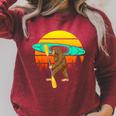 Bigfoot Kayak Paddling Lake Rafts Inflatable Canoe Sasquatch Raglan Sleeve Sweatshirt Heather Dust Bigfoot Kayak Paddling Lake Rafts Inflatable Canoe Sasquatch Raglan Sleeve Sweatshirt Heather Dust