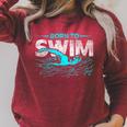 Born To Swim Swimmers For Swimming Athlete Raglan Sleeve Sweatshirt Heather Dust Born To Swim Swimmers For Swimming Athlete Raglan Sleeve Sweatshirt Heather Dust