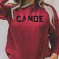 Canoe Canoeing Vintage Canoe Raglan Baseball Tee Raglan Sleeve Sweatshirt Heather Dust