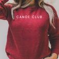 Canoe Club Minimalist Saying Sleeveless Raglan Sleeve Sweatshirt Heather Dust