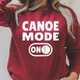 Canoe Mode ON Paddling Adventure Lake River Canoeing Raglan Baseball Tee Raglan Sleeve Sweatshirt Heather Dust