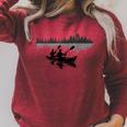 Canoe Silhouette Forest Lake Reflection Raglan Sleeve Sweatshirt Heather Dust Canoe Silhouette Forest Lake Reflection Raglan Sleeve Sweatshirt Heather Dust