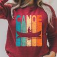 Canoe Vintage Canoeing Retro Canoe Paddling Raglan Baseball Tee Raglan Sleeve Sweatshirt Heather Dust