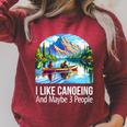 I Like Canoeing And Maybe 3 People Canoe Raglan Sleeve Sweatshirt Heather Dust I Like Canoeing And Maybe 3 People Canoe Raglan Sleeve Sweatshirt Heather Dust