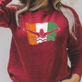 Cool Ireland Flag Vintage Irish Flag Swimmer Fly Swimming Raglan Sleeve Sweatshirt Heather Dust Cool Ireland Flag Vintage Irish Flag Swimmer Fly Swimming Raglan Sleeve Sweatshirt Heather Dust