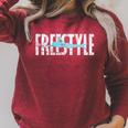 Freestyle Swimming Raglan Sleeve Sweatshirt Heather Dust Freestyle Swimming Raglan Sleeve Sweatshirt Heather Dust