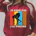 Je Peux Pas J'Ai Piscine Swimming Humour Retro Swimming Pool Raglan Sleeve Sweatshirt Heather Dust Je Peux Pas J'Ai Piscine Swimming Humour Retro Swimming Pool Raglan Sleeve Sweatshirt Heather Dust