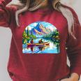Lake Canoeing Canoe Raglan Sleeve Sweatshirt Heather Dust Lake Canoeing Canoe Raglan Sleeve Sweatshirt Heather Dust