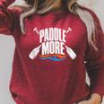 Paddle More Kayak Canoe Paddling Graphic Raglan Sleeve Sweatshirt Heather Dust Paddle More Kayak Canoe Paddling Graphic Raglan Sleeve Sweatshirt Heather Dust