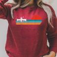 Paddling Canoe Retro Vintage For Canoeists And Paddle Raglan Sleeve Sweatshirt Heather Dust
