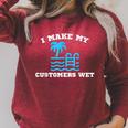 Pool Boy For Swimming Pool Service Guy Raglan Sleeve Sweatshirt Heather Dust Pool Boy For Swimming Pool Service Guy Raglan Sleeve Sweatshirt Heather Dust