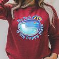 The Pool Is My Happy Place T Shirt Summer Swimming Tee Raglan Sleeve Sweatshirt Heather Dust The Pool Is My Happy Place T Shirt Summer Swimming Tee Raglan Sleeve Sweatshirt Heather Dust