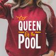 Queen Of The Pool Swimmers Swimming Swimmer Raglan Sleeve Sweatshirt Heather Dust Queen Of The Pool Swimmers Swimming Swimmer Raglan Sleeve Sweatshirt Heather Dust