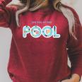 See You At The Pool Summer Swimming Pool Raglan Sleeve Sweatshirt Heather Dust