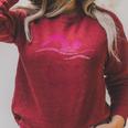 Silhouette Icon Swimmer Stuff Girls Swimming Raglan Sleeve Sweatshirt Heather Dust