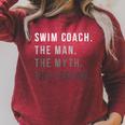 Swim Coach The Man The Myth The Legend Swimming Coach Raglan Sleeve Sweatshirt Heather Dust Swim Coach The Man The Myth The Legend Swimming Coach Raglan Sleeve Sweatshirt Heather Dust