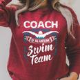Swim Coach Professional Instructor Swimming Lesson Sport Raglan Sleeve Sweatshirt Heather Dust Swim Coach Professional Instructor Swimming Lesson Sport Raglan Sleeve Sweatshirt Heather Dust