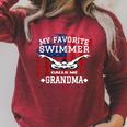 Swim Grandma Tshirt US American Flag Swimming Tee Raglan Sleeve Sweatshirt Heather Dust Swim Grandma Tshirt US American Flag Swimming Tee Raglan Sleeve Sweatshirt Heather Dust