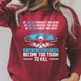 Swimmer At Lap 66 I Realized I Had Become To Tough Swimming Raglan Sleeve Sweatshirt Heather Dust