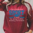 Swimmer Swimming Sports Quote Raglan Sleeve Sweatshirt Heather Dust