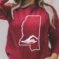 Swimming Apparel Mississippi Swimmer Training Raglan Sleeve Sweatshirt Heather Dust Swimming Apparel Mississippi Swimmer Training Raglan Sleeve Sweatshirt Heather Dust