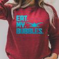 Swimming Eat My Bubbles Swimmer Swim Raglan Sleeve Sweatshirt Heather Dust Swimming Eat My Bubbles Swimmer Swim Raglan Sleeve Sweatshirt Heather Dust